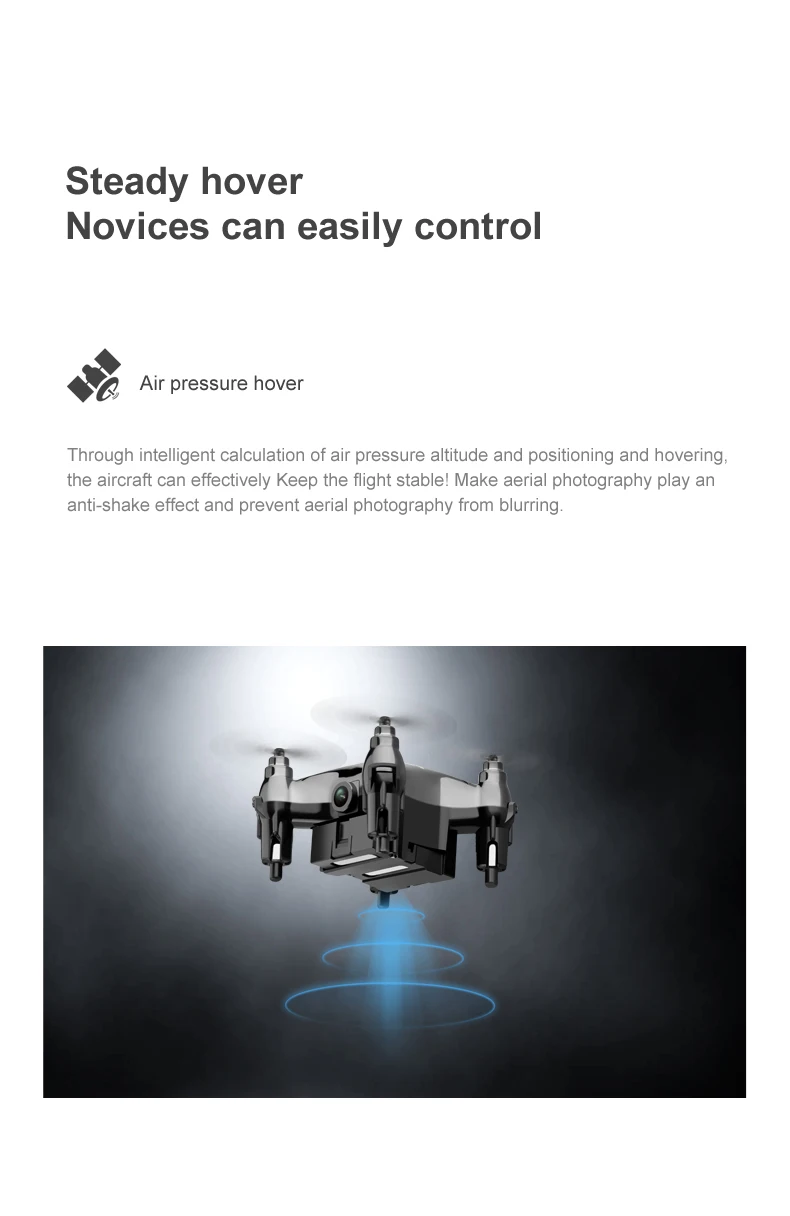 Newest Mini Drone K01 4K Movie Quality Photography Remote Control Aircraft Children's Toy Birthday Gift