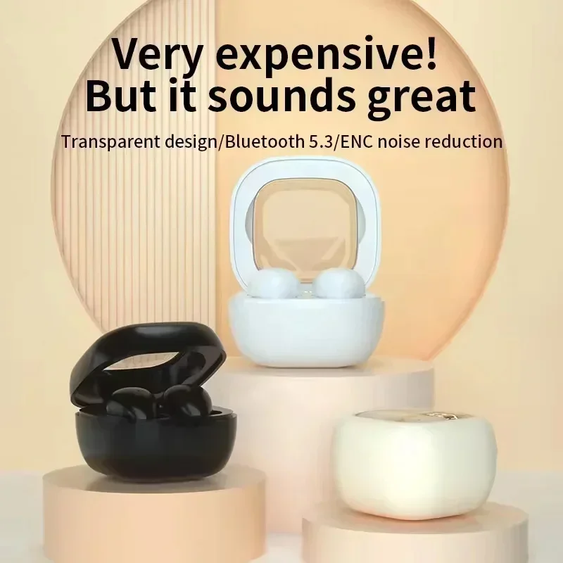 Lenovo SK19 Mini Wireless Bluetooth 5.3 Earphones Invisible Sleep Headphones for Huawei Xiaomi Noise Reduction Headsets