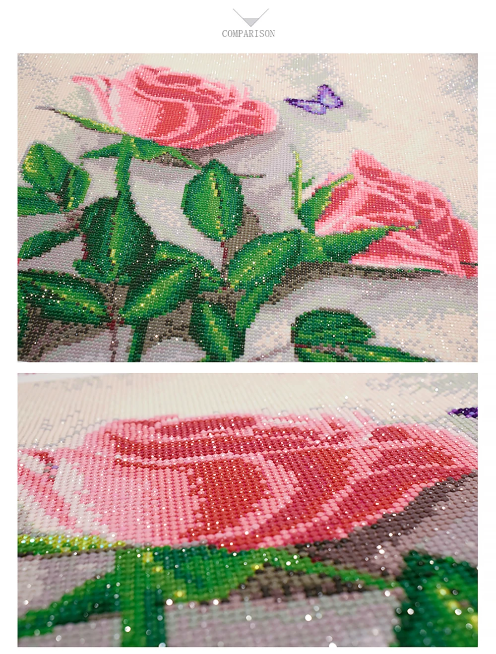 5D Diamond Painting Kit Mushroom Butterfly Art Picture Mosaic Gem Cross Stitch Home Living Room Decorative Painting Gift