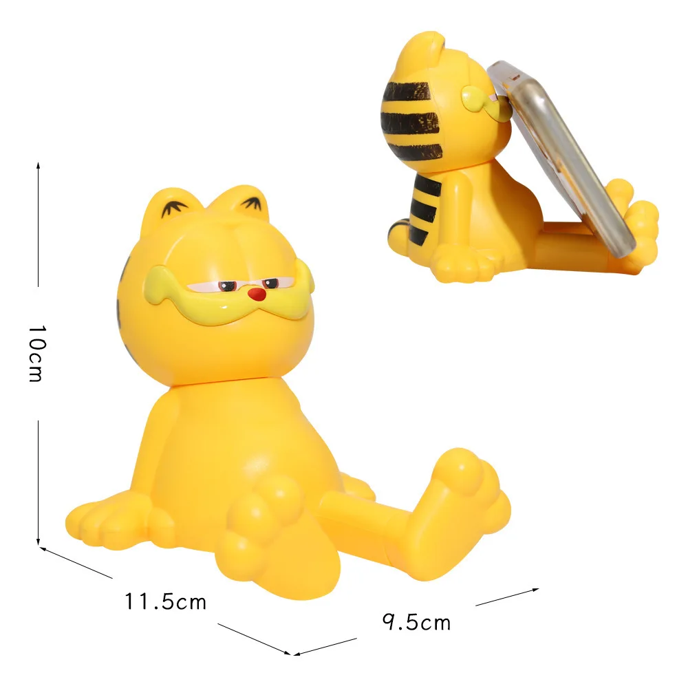 Garfield Movie Merch Phone Stand, Cute Cartoon Multifunctional Desktop Ornament, Living Room Table Decor Display Figurine Gift