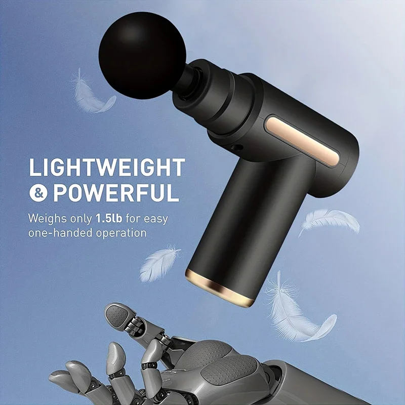 Multifunctional Fascia Gun Massager Instrument Portable Electric Vibrating Muscle Relaxation Tool for Sports Recovery