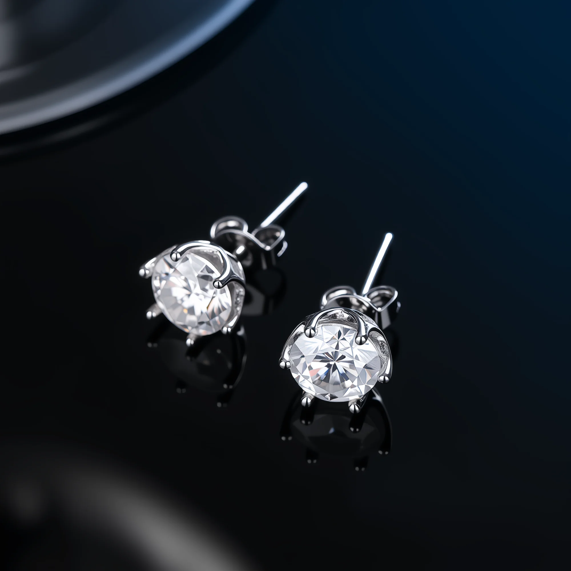 100% Real Moissanite With GRA Ceritificate Jewellry Earrings Necklace Rings S925 Silver Luxury Sparkling Diamond D VVS Gifts