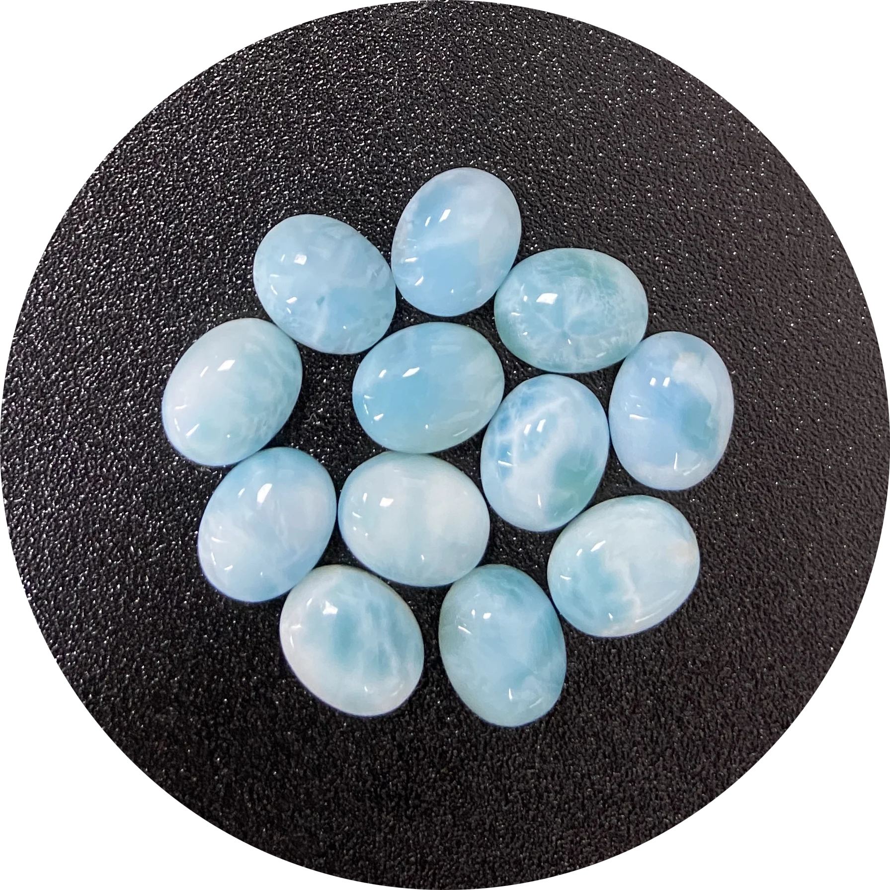 5 Pieces/Bag Loose Stones Natural Moonstone Larimar Amber Stone High Quality Natural Stone DIY Accessories for Jewelry Wholesale
