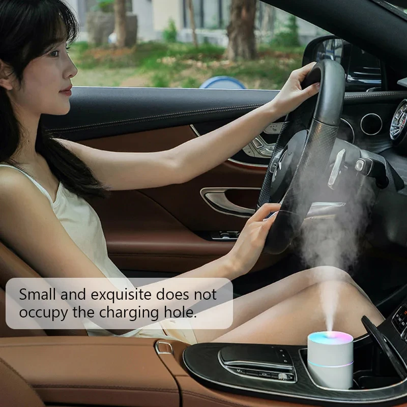 HOMEFISH Colorful Portable Mini Air Humidifier USB Rechargeable Wireless Home Car Aroma Diffuser Essential Oil Atomizer