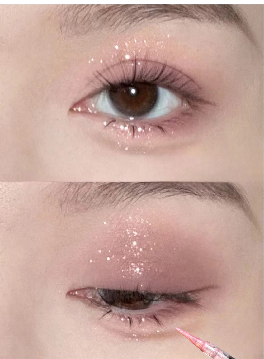 Balletism Liquid Eyeshadow Liquid Fine Shimmer High Light Eyeshadow delicate everything with influencer