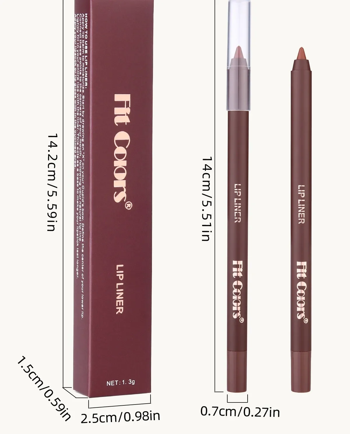 6 Colors Waterproof Matte Lipliner Pencil Black Red Contour Tint Lipstick Long Lasting Non-stick Cup Moisturising Lips Makeup