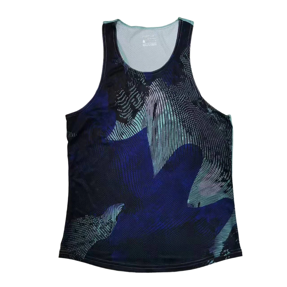 Athletics Tank Top Running Vest Speed Fitness Shirt Sleeveless Men Track Field Singlet