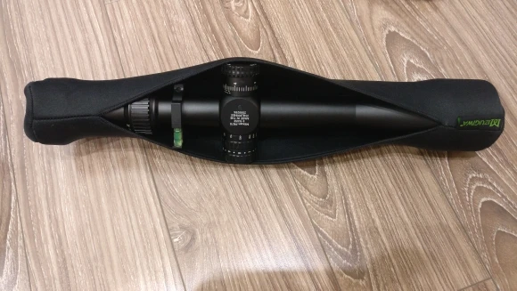 MIZUGIWA Riflescope Neoprene Protect Scope Cover Bag Gun Rifle Hunting Gun Accessories Camo & Black Color Riflescope Camouflage