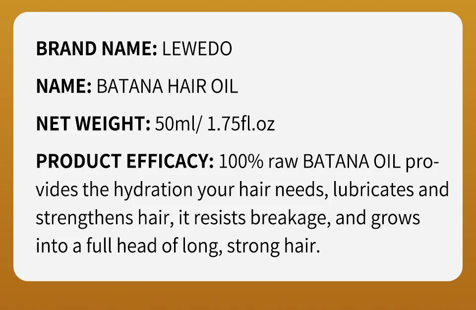 Batana Oil Hair Growth Products Fast Growth Batana Essence Oil Traction Alopecia Anti Hair Loss Baldness Treatment For Men Women