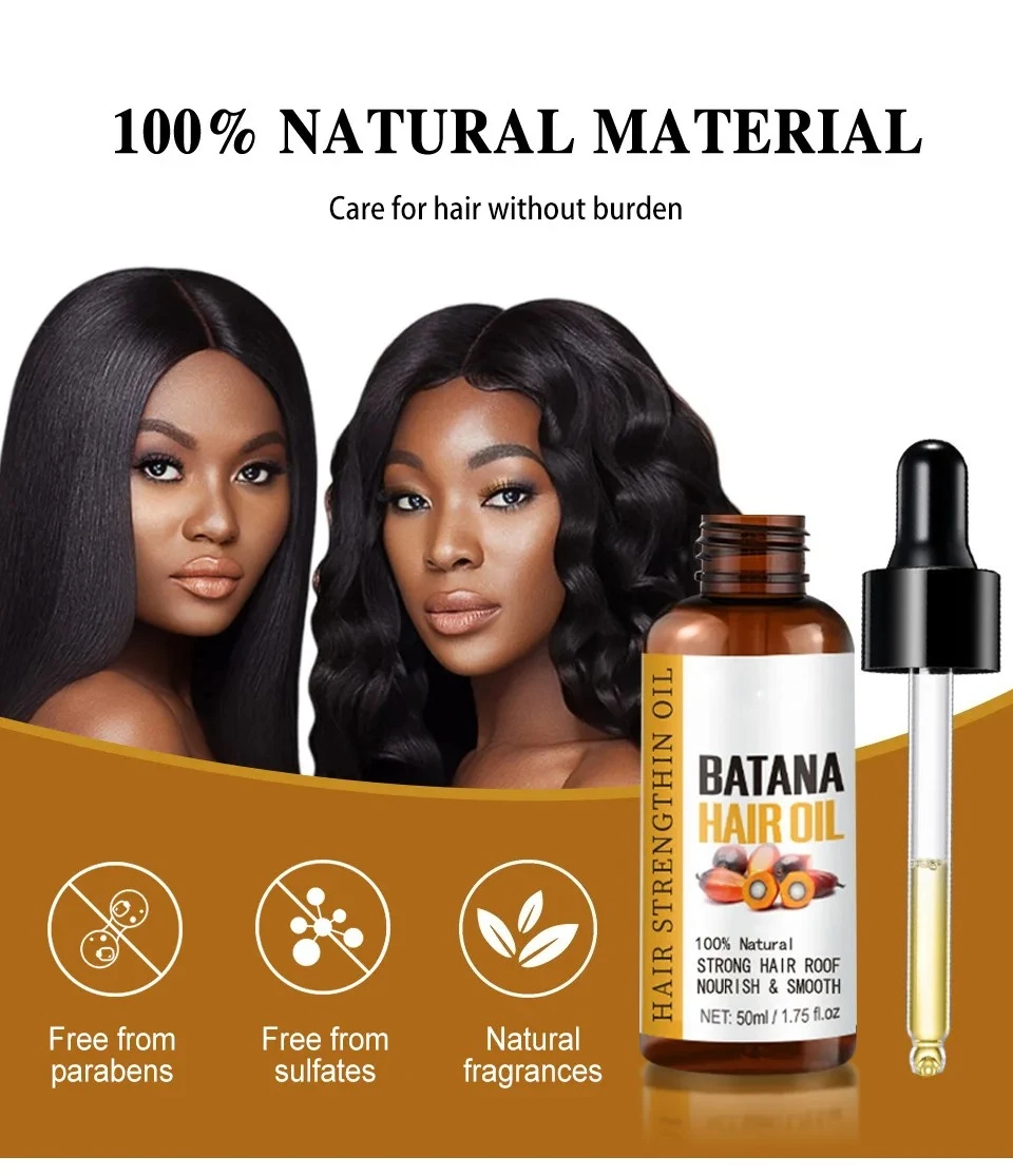 Batana Oil Hair Growth Products Fast Growth Batana Essence Oil Traction Alopecia Anti Hair Loss Baldness Treatment For Men Women