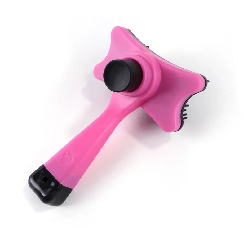 Pet Hair Removal Brush Cat Hair Removal Dog Hair Cleaner One Click Hair Removal Massage Comb