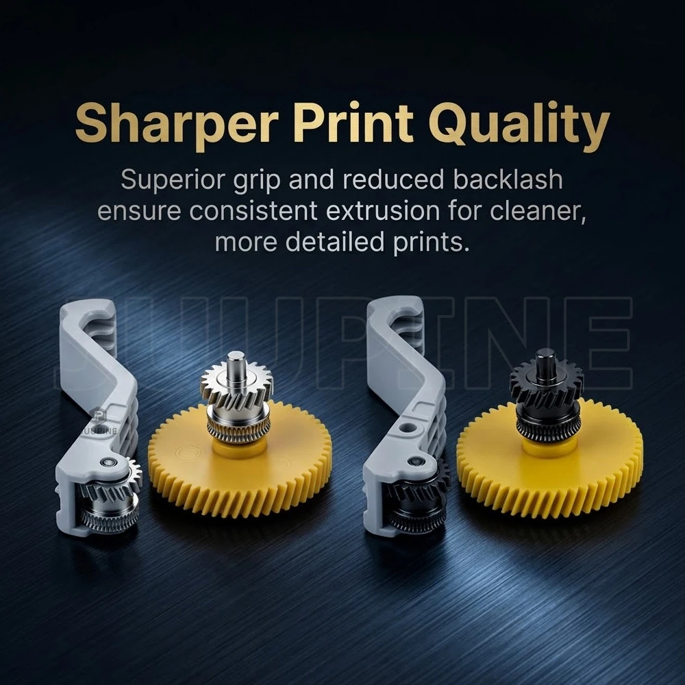 For Snapmaker U1 Extruder Gear SKD11 Hardened Steel Nano Coating CNC Teeth Integrated U1 Gear Upgrade Snapmaker U1 Accessories