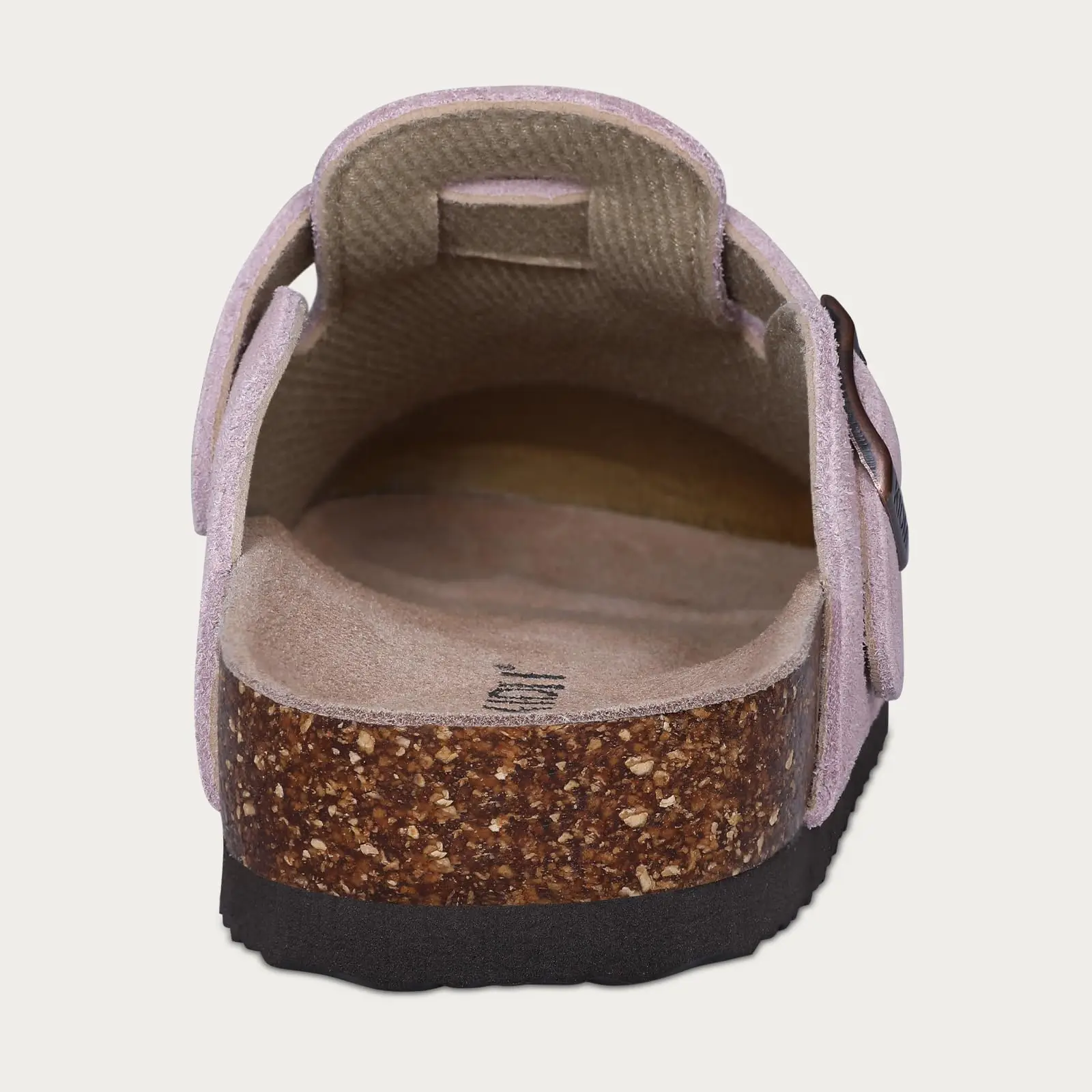Kidmi New Faux Suede Clogs for Women Men Clogs Soft Cork Footbed Mules Comfort Potato Shoes with Arch Support Beach Sandals