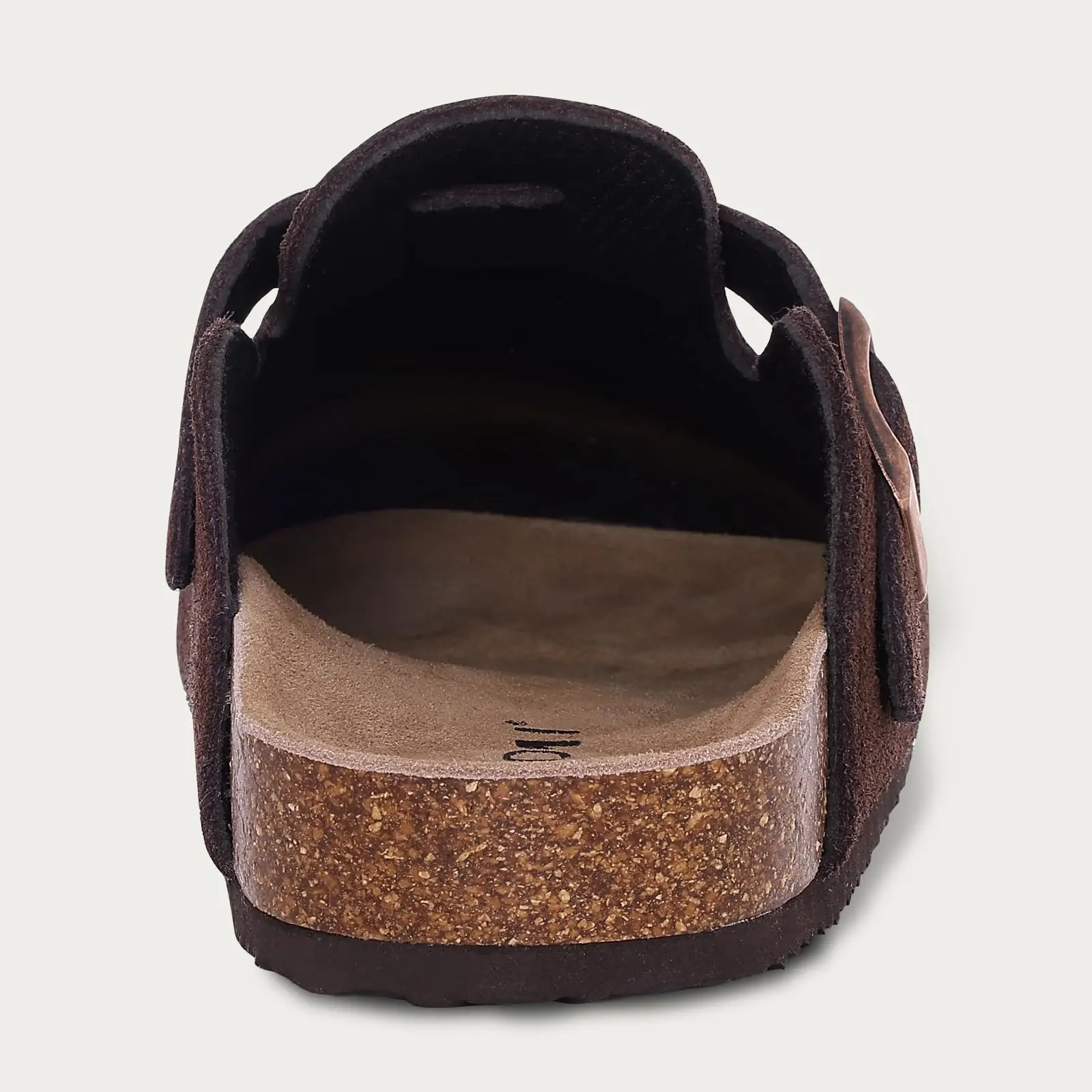 Kidmi New Faux Suede Clogs for Women Men Clogs Soft Cork Footbed Mules Comfort Potato Shoes with Arch Support Beach Sandals