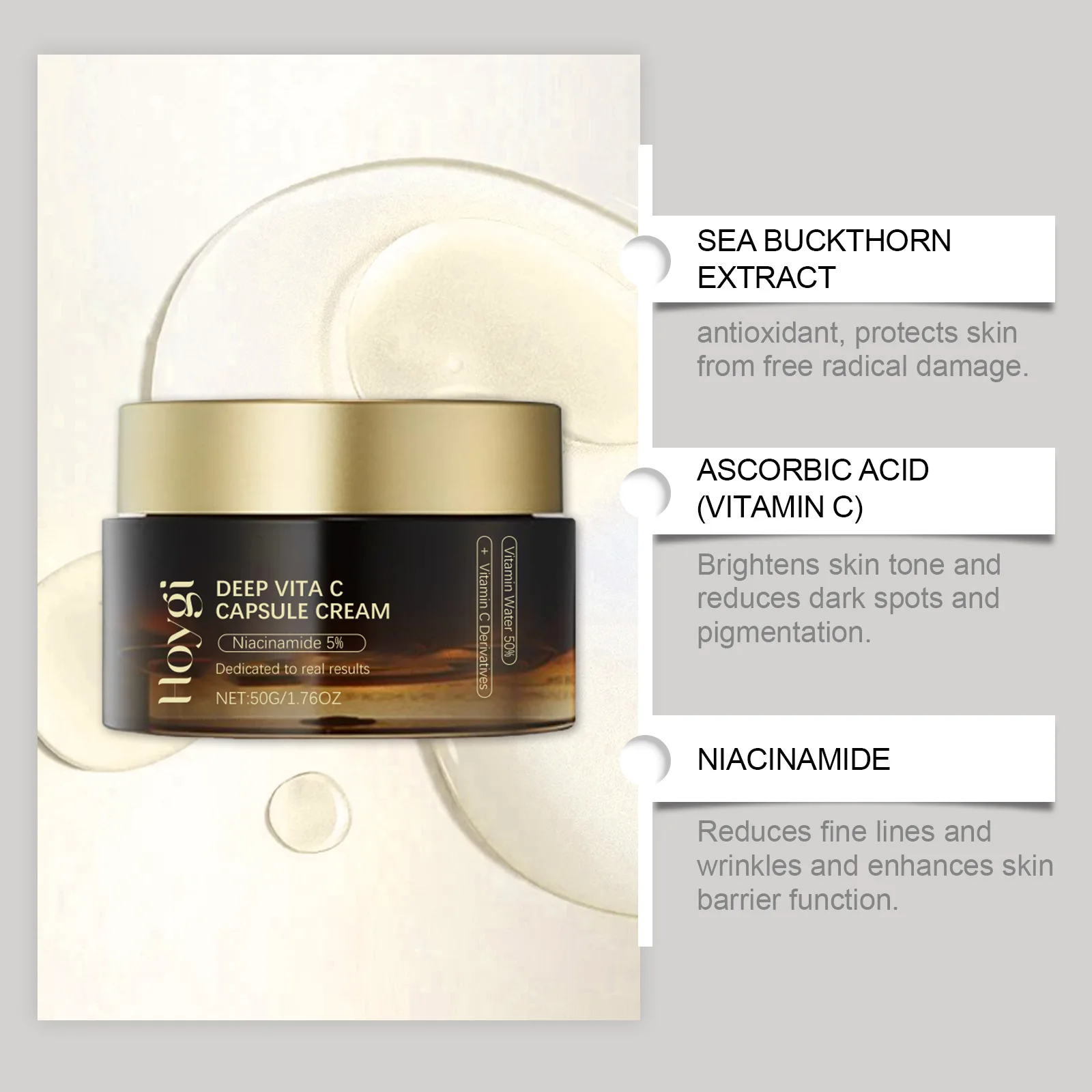Niacinamide Cream Fade Dark Spot Lightening Melasma Fade Fine Line Rejuvenation Brightening Shrink Pore Moisturizing Skin Care