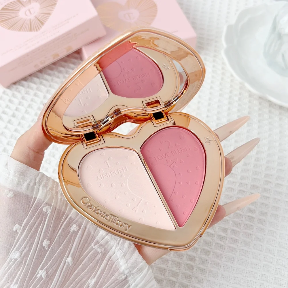 Charlotte Tilbury Dual-Color Blush Concealer Cushion Delicate And Smooth Brightening And Moisturizing Concealing Lasting Makeup