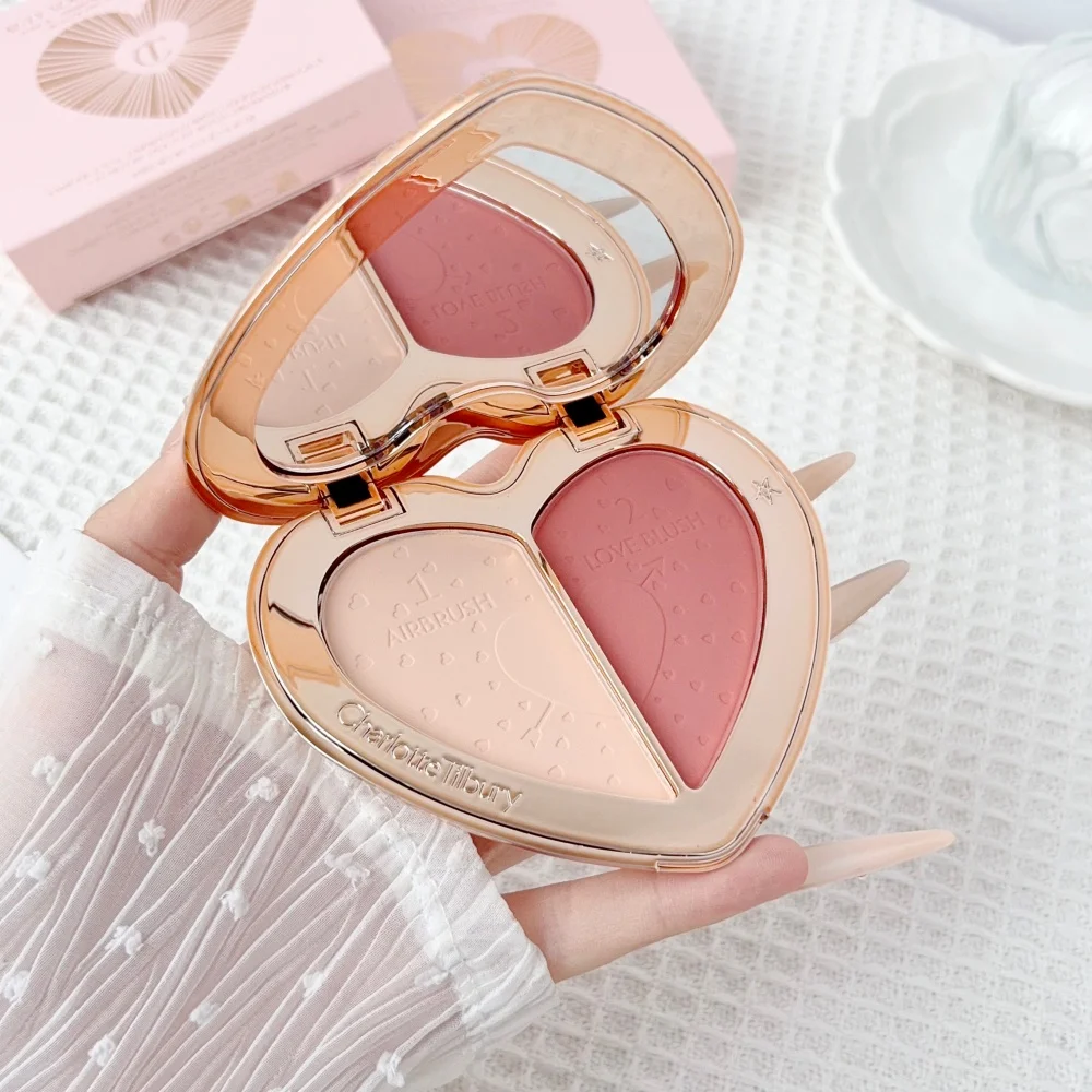 Charlotte Tilbury Dual-Color Blush Concealer Cushion Delicate And Smooth Brightening And Moisturizing Concealing Lasting Makeup