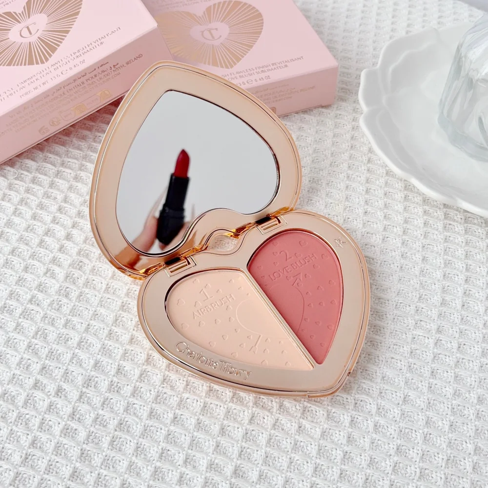 Charlotte Tilbury Dual-Color Blush Concealer Cushion Delicate And Smooth Brightening And Moisturizing Concealing Lasting Makeup