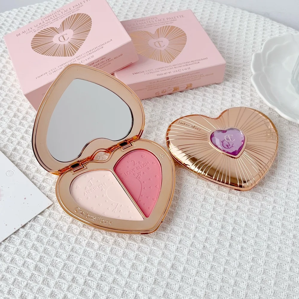 Charlotte Tilbury Dual-Color Blush Concealer Cushion Delicate And Smooth Brightening And Moisturizing Concealing Lasting Makeup