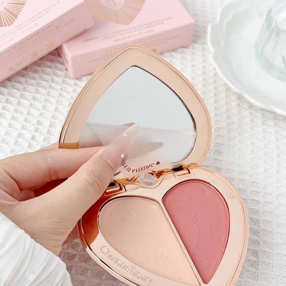 Charlotte Tilbury Dual-Color Blush Concealer Cushion Delicate And Smooth Brightening And Moisturizing Concealing Lasting Makeup