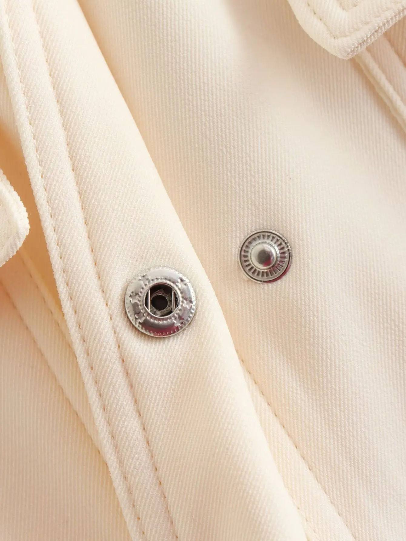 Women Fashion Jacket Solid Color Coat Autumn Winter Button Baseball Aviator Cropped Jackets For Women Long Sleeve Crop Outerwear