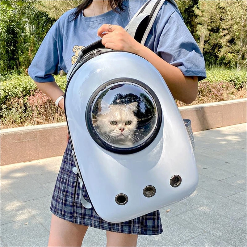 Cartoon Print Cat Backpack Carrier Pet Outdoor Travel Supplies for Cats Kitten Breathable Cat Transport Bags Mochila Para Gato