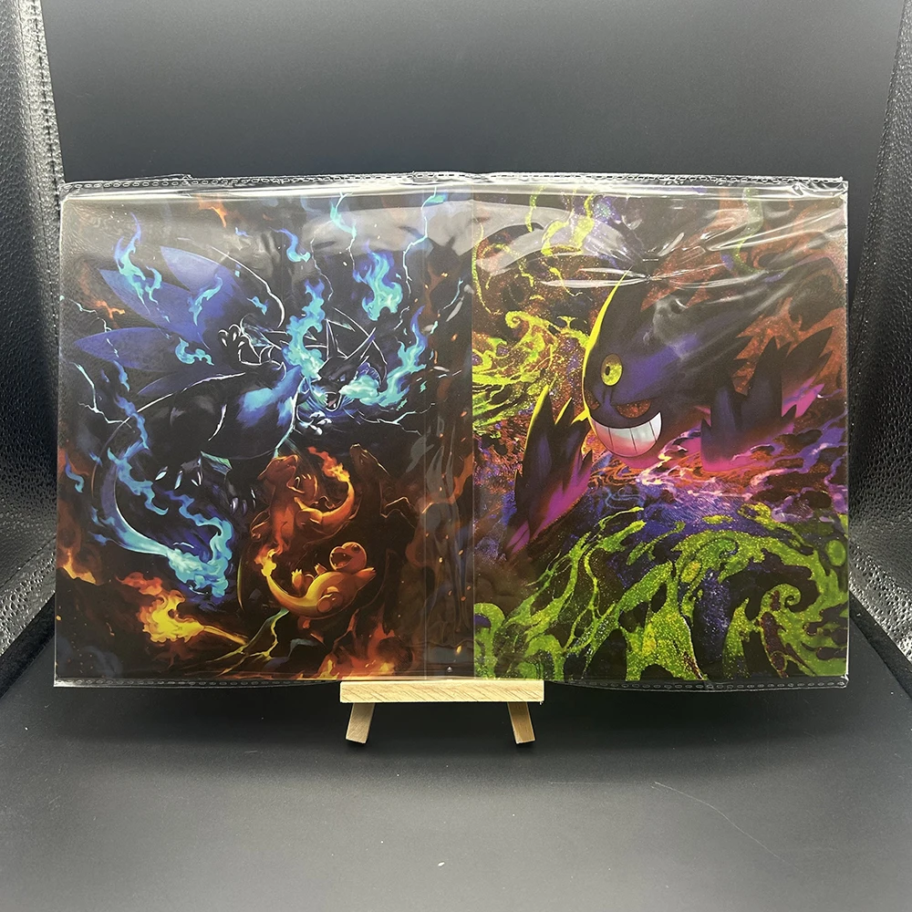 Anime PTCG Trading Card Album 240PCS Card Collection Book Portable Card Storage Folder Holder for TCG Game Cards Holiday Gifts
