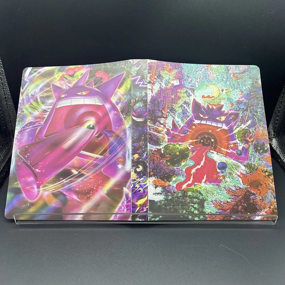 Anime PTCG Trading Card Album 240PCS Card Collection Book Portable Card Storage Folder Holder for TCG Game Cards Holiday Gifts
