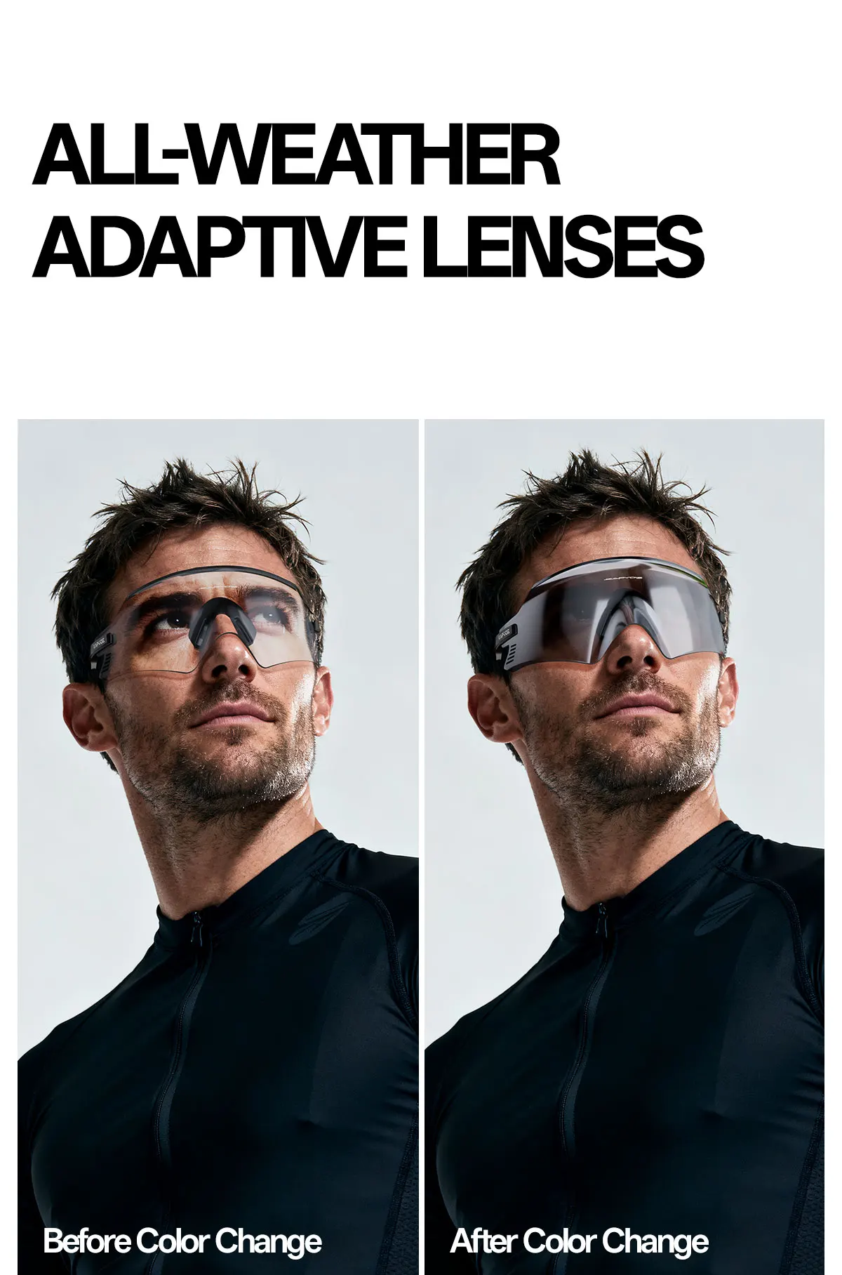 KAPVOE Outdoor Sports Hiking Women Bicycle Cycling UV400 Goggles Men Photochromic Cycling Sunglasses Road Driving Bike Glasses