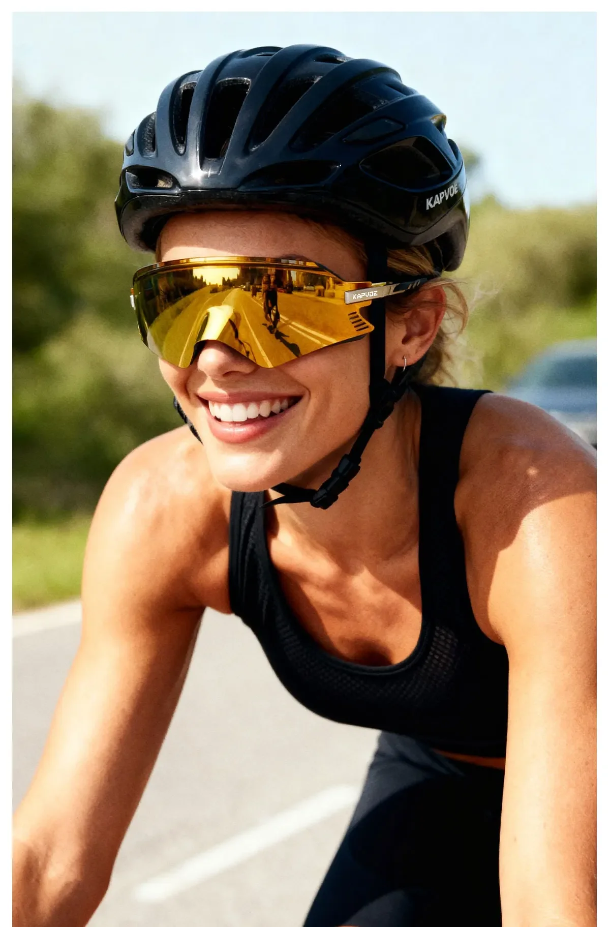KAPVOE Outdoor Sports Hiking Women Bicycle Cycling UV400 Goggles Men Photochromic Cycling Sunglasses Road Driving Bike Glasses