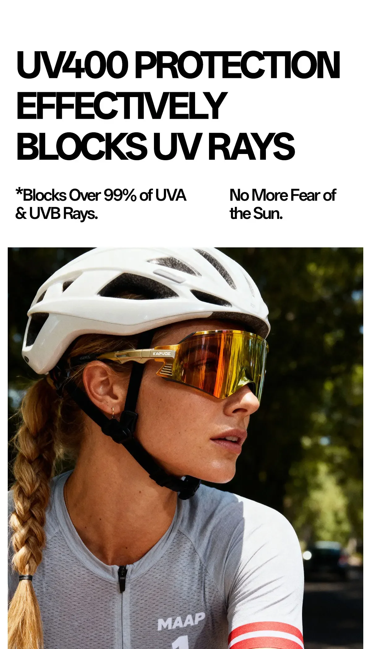 KAPVOE Outdoor Sports Hiking Women Bicycle Cycling UV400 Goggles Men Photochromic Cycling Sunglasses Road Driving Bike Glasses