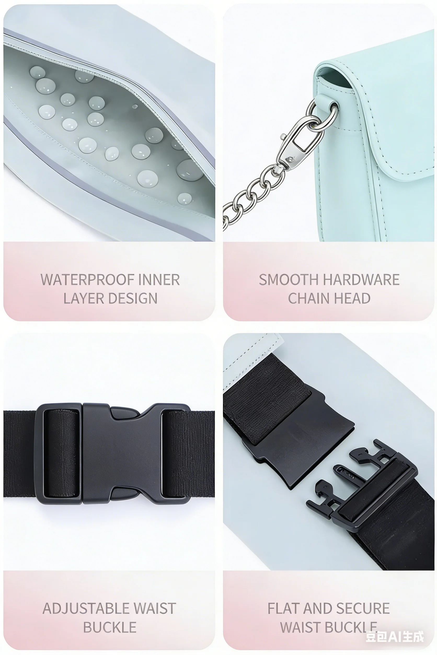 Running Belt Waist Bag Sports Fanny Pack Women Men Waterproof Gym Mobile Phone Pouch Bags Jogging Run Cycling Bag