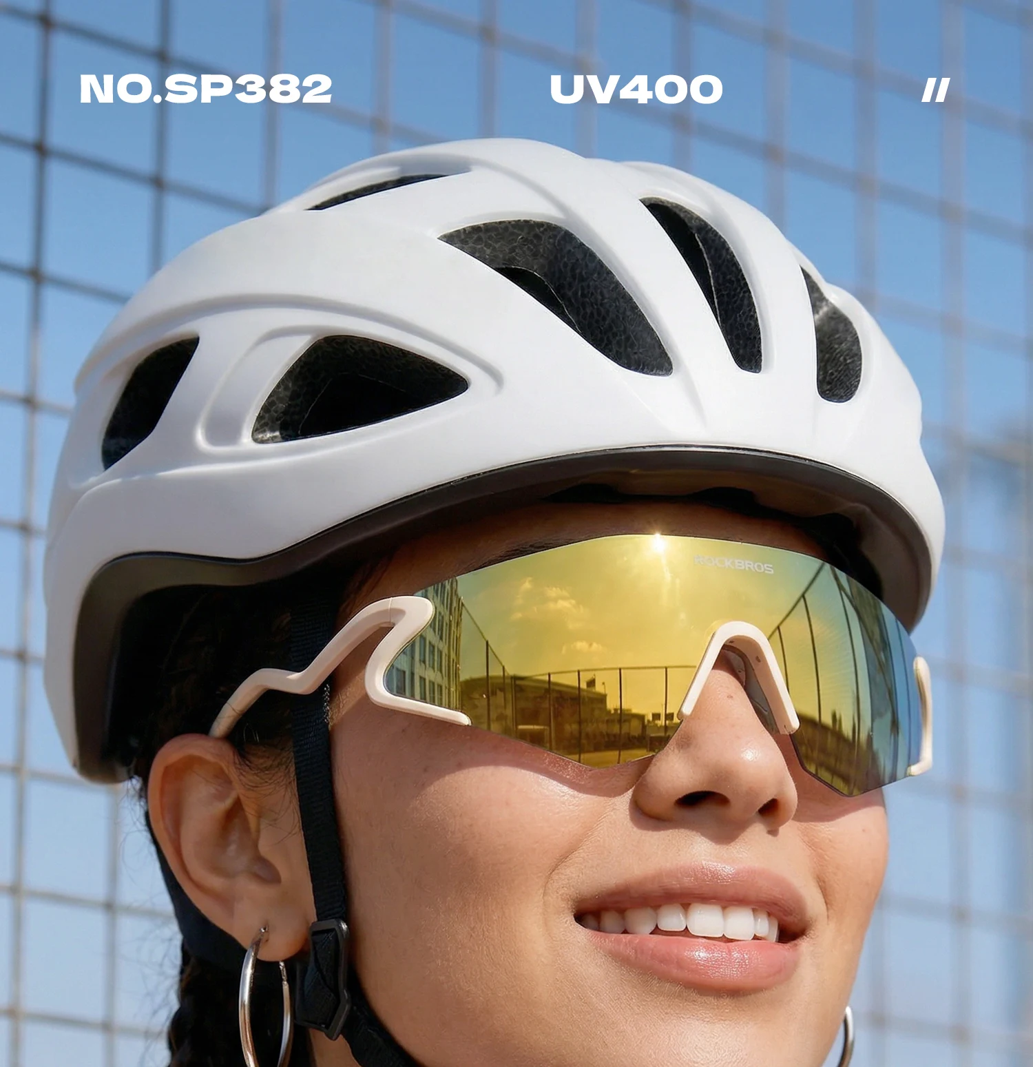 ROCKBROS Photochromic Cycling Glasses Windproof Dustproof UV400 Protection Glasses Cycling Outdoor Sports Sunglasses Unisex