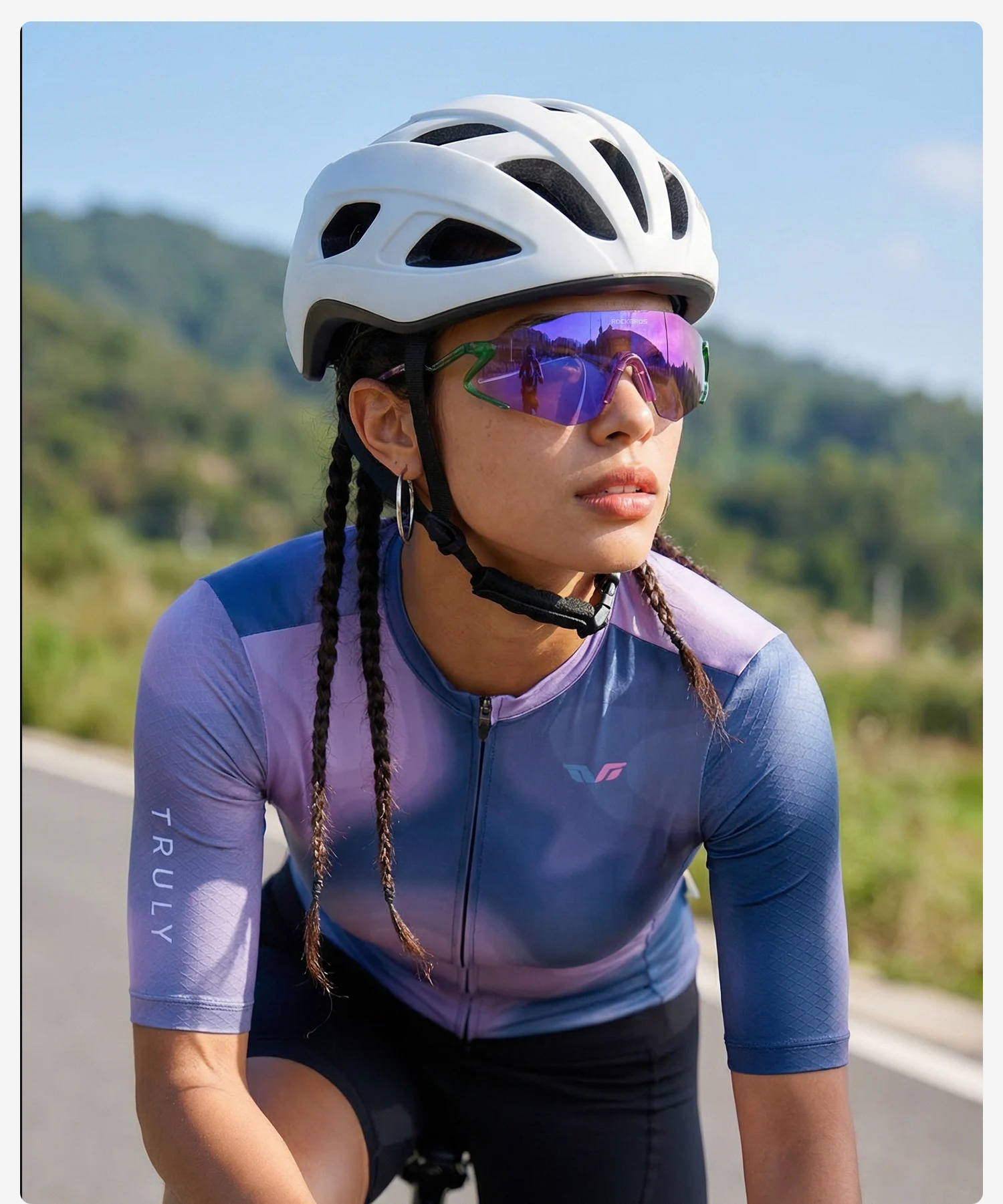 ROCKBROS Photochromic Cycling Glasses Windproof Dustproof UV400 Protection Glasses Cycling Outdoor Sports Sunglasses Unisex