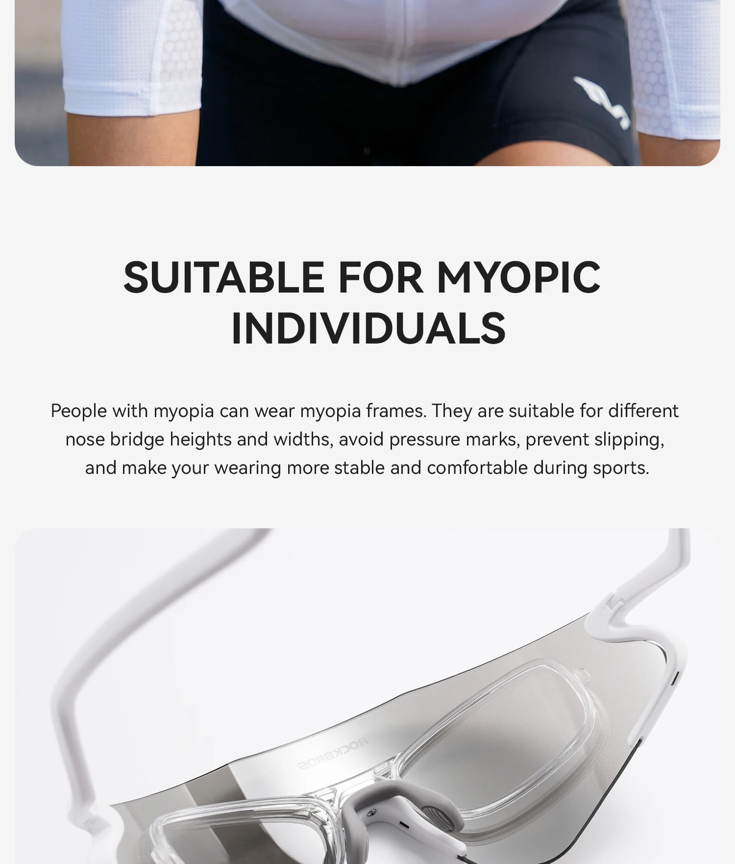 ROCKBROS Photochromic Cycling Glasses Windproof Dustproof UV400 Protection Glasses Cycling Outdoor Sports Sunglasses Unisex