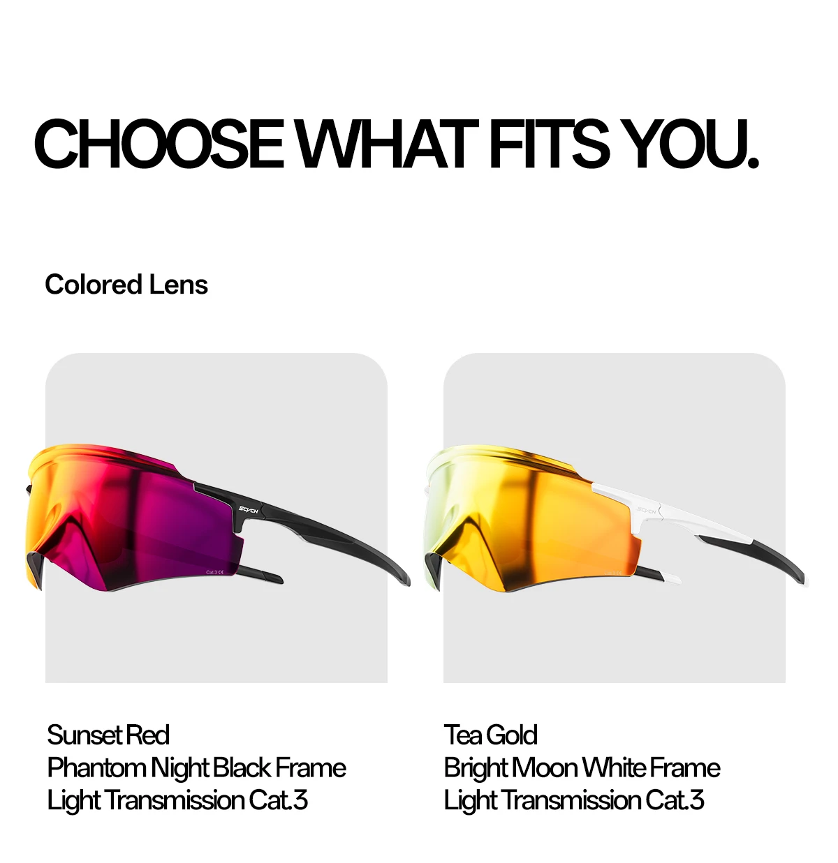 2026 SCVCN Sport Sunglasses Road Bike Mountain Bicycle Cycl Glasses Riding Goggle Sports Eyewear for Man Women Cycling Glasses