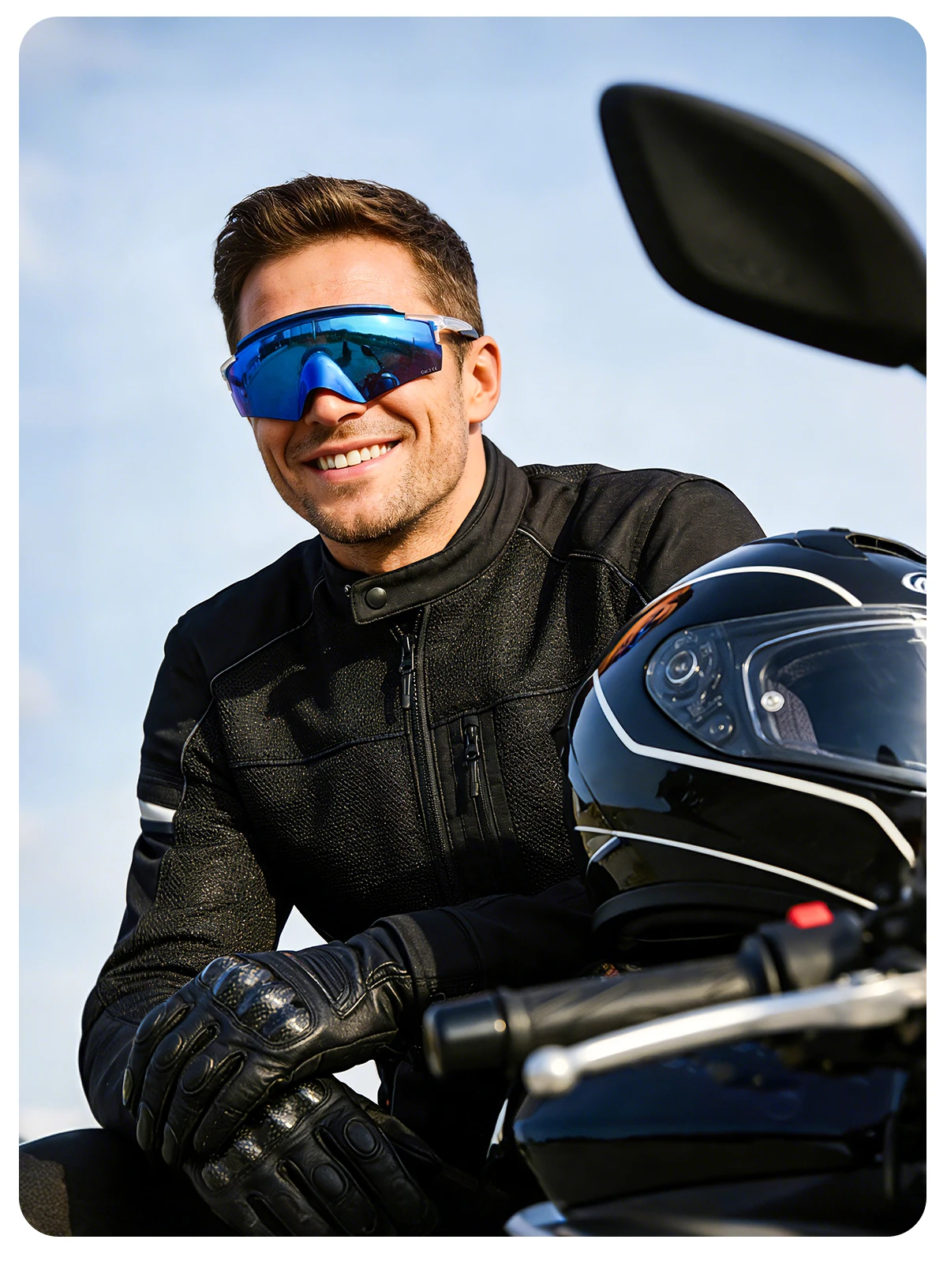 2026 SCVCN Sport Sunglasses Road Bike Mountain Bicycle Cycl Glasses Riding Goggle Sports Eyewear for Man Women Cycling Glasses