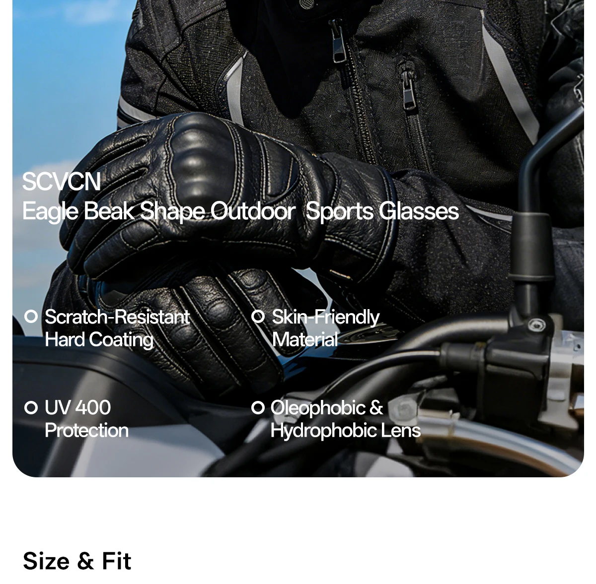 2026 SCVCN Sport Sunglasses Road Bike Mountain Bicycle Cycl Glasses Riding Goggle Sports Eyewear for Man Women Cycling Glasses
