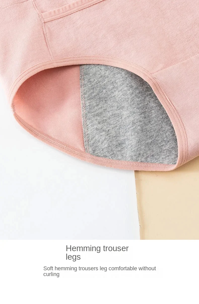 3PCS Cotton Menstrual Panties Leak Proof Breathable Cartoon cat Panties Woman Women Girls Physiological Pants Women's Intimates