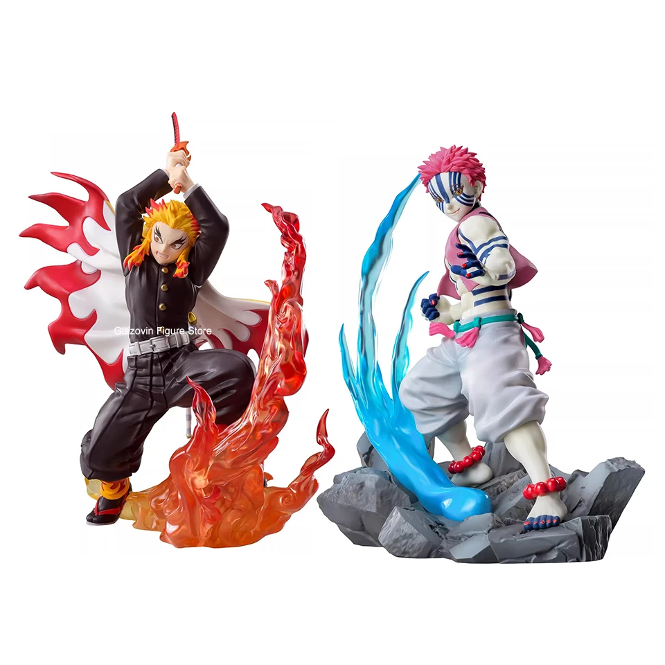 Original SEGA Demon Slayer 18cm Rengoku Shinjurou Akaza Action Figure Collectible Model Toys For Boy Glazovin Droppshiping