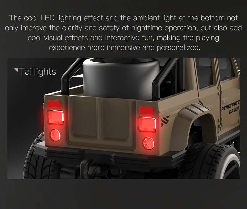 1:64 Mini Alloy RC Car, 2.4GHz Rear Drive Desktop Off-Road Toy Car with Camera, Christmas & Birthday Gift for Kids