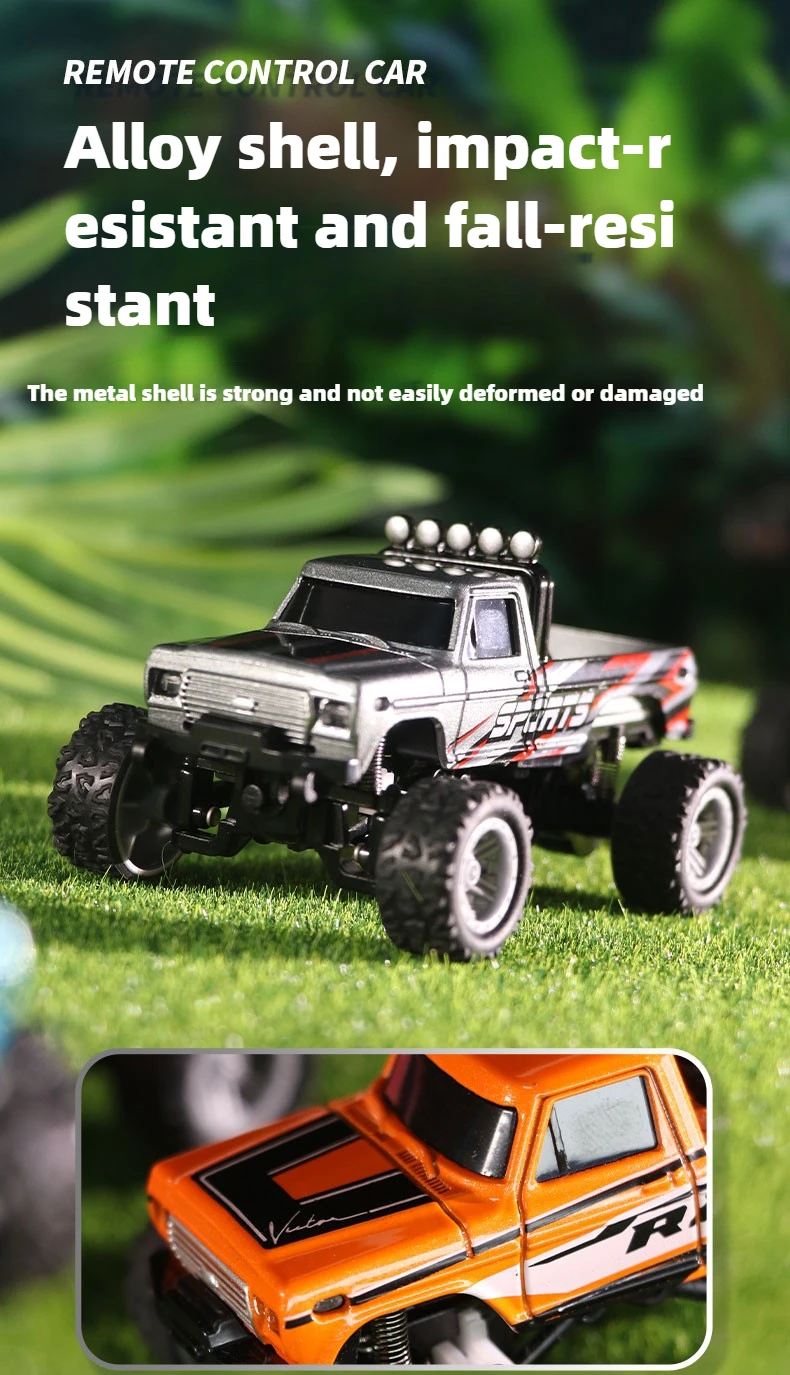 Mini RC Car 1:64 Remote Control Drift Car Mini High-Speed Off-road Climbing Racing Cars Children's Toys Adult Gifts In Stock