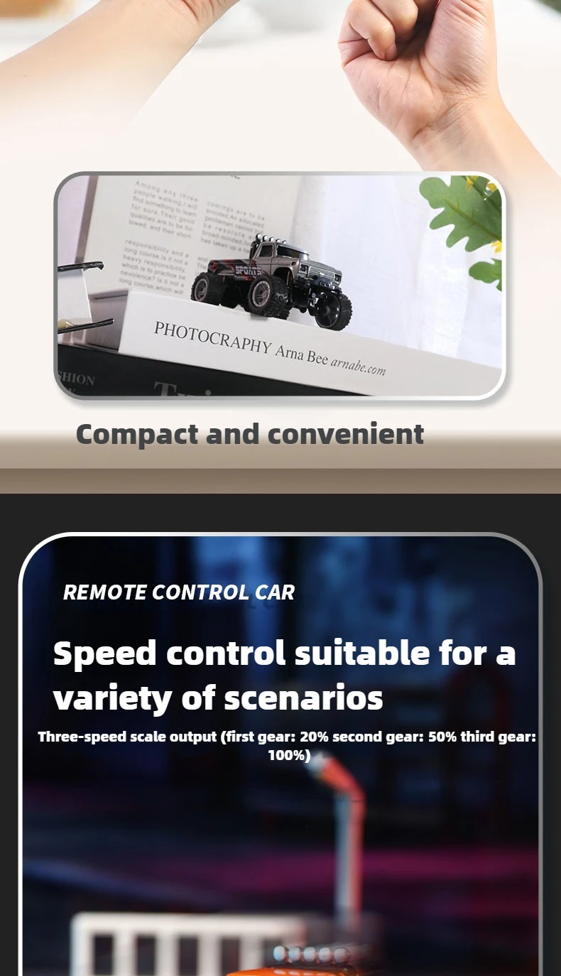 Mini RC Car 1:64 Remote Control Drift Car Mini High-Speed Off-road Climbing Racing Cars Children's Toys Adult Gifts In Stock