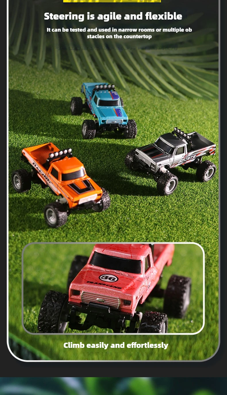 Mini RC Car 1:64 Remote Control Drift Car Mini High-Speed Off-road Climbing Racing Cars Children's Toys Adult Gifts In Stock