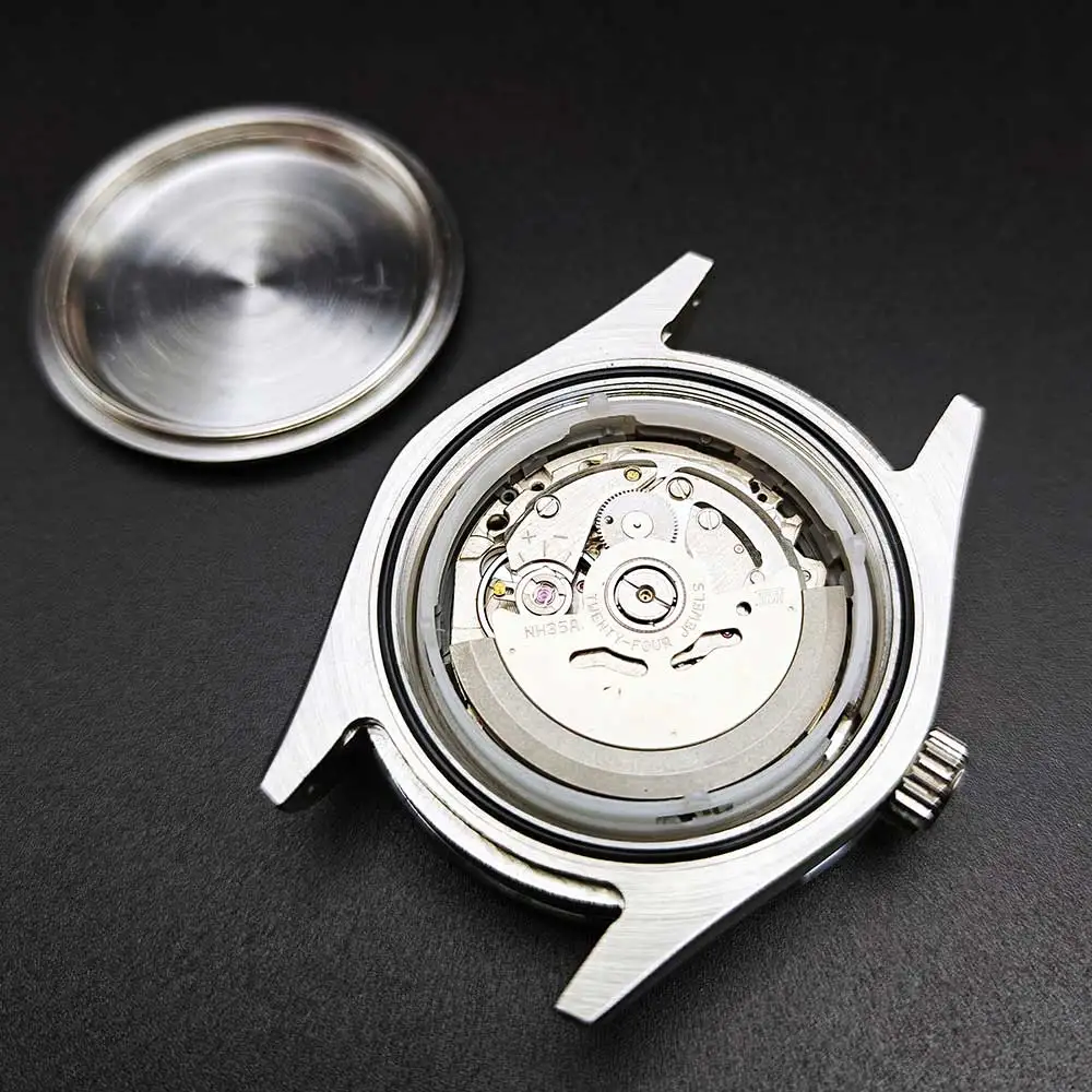 36/39/41mm NH35 36 38 Movement 904L Stainless Steel Constant Motion Case Watch Assembly Replacement Parts Oyster Strap