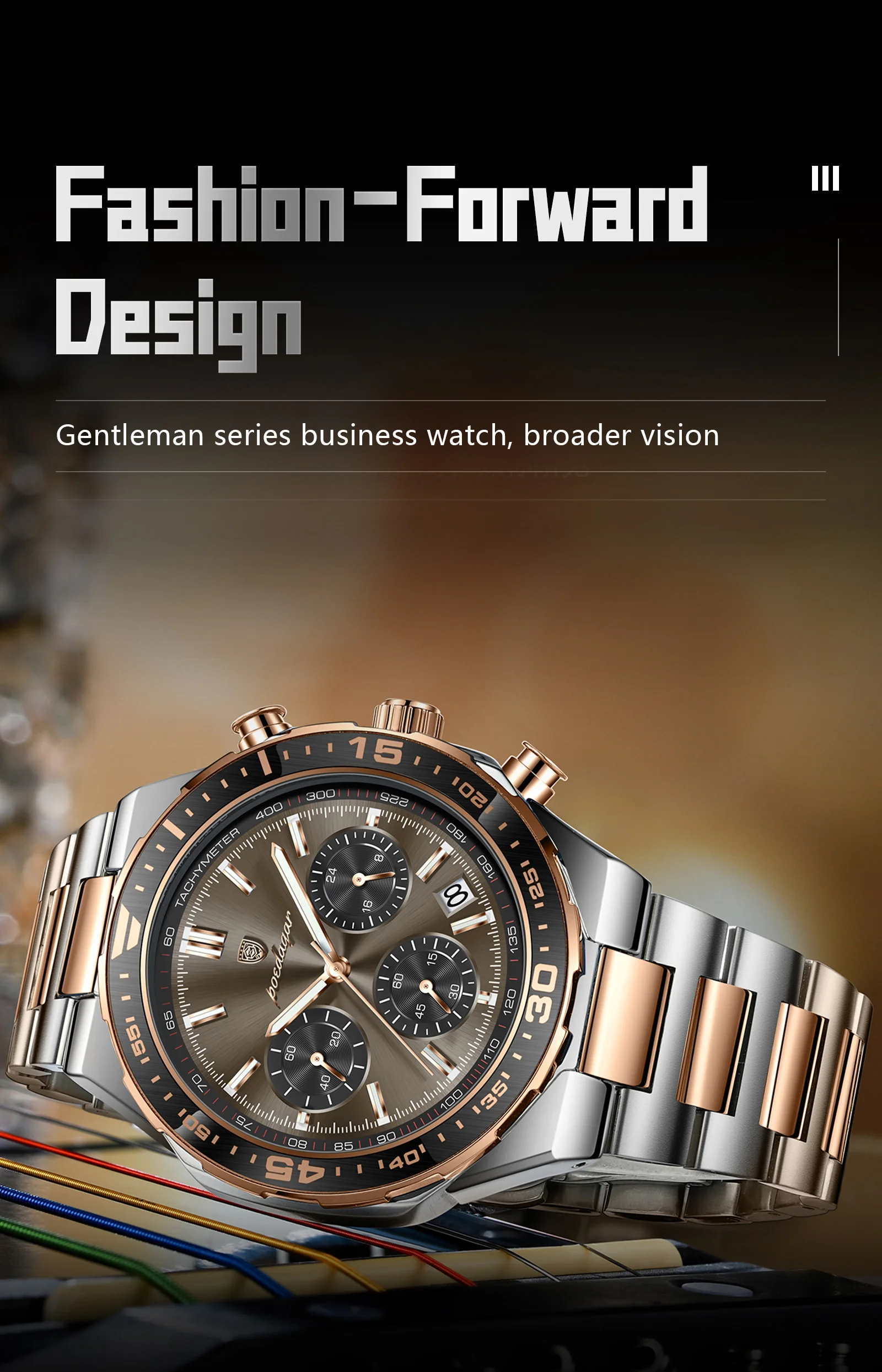 POEDAGAR Luxury Fashion Men Watch Waterproof Luminous Quartz Sports Man Clock Date Chronograph Business Men's Watches Male Reloj