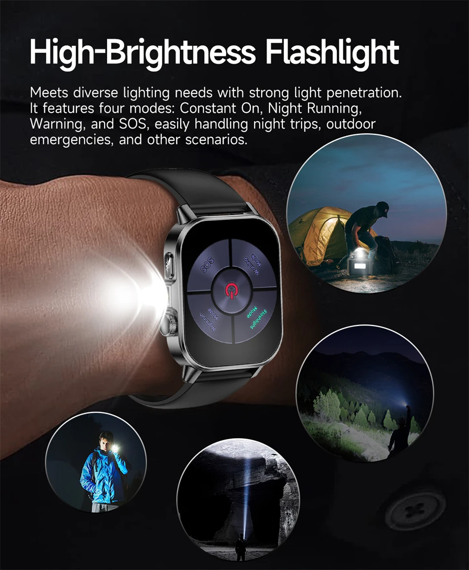 2026 Original Women Health Accurate Diagnosis Smart Watch ECG+HRV BP Blood Oxygen Uric Acid Heart Rate Bluetooth Call Smartwatch