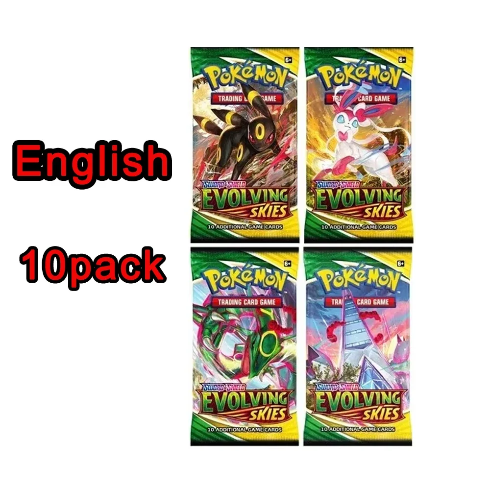 ** 360Pcs EnglishPokémonCards SunMoon Destined PSrismatic Evolutions Scarlet Violet 151 PALDEAN Booster Battle Transaction Card