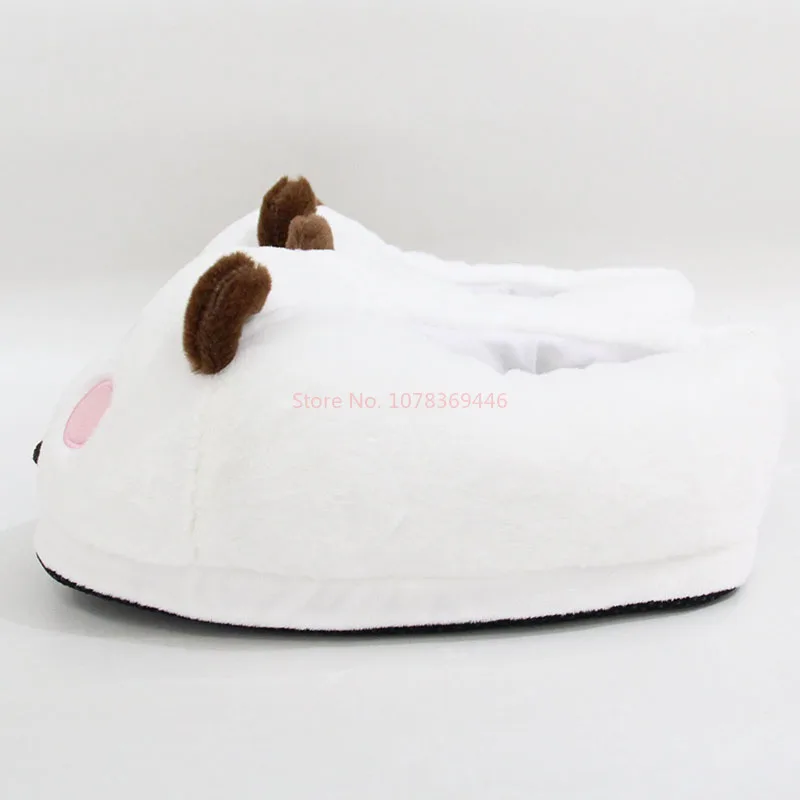 Kawaii Panda Bubu And Yier Plush Slippers Cartoon Panda Indoor Couple'S Warm Cotton Slippers Autumn And Winter Gift