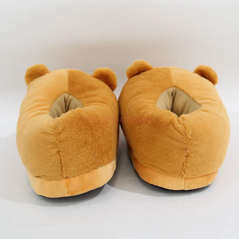 Kawaii Panda Bubu And Yier Plush Slippers Cartoon Panda Indoor Couple'S Warm Cotton Slippers Autumn And Winter Gift